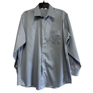 Kenneth Cole New York Light Blue Preppy Dress Shirt